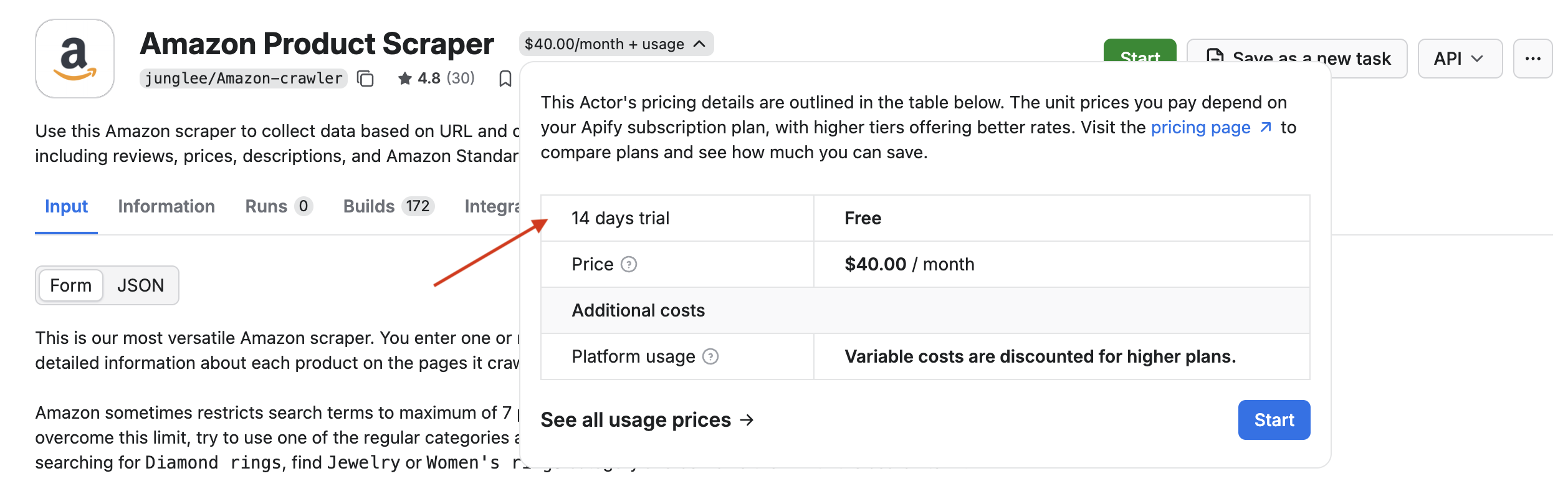 Rental Actor example